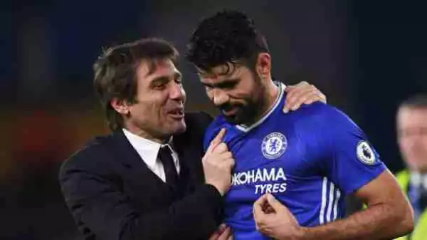 Chelsea FC Include "Want Away Striker" Diego Costa In EPL Squad For 2017/2018